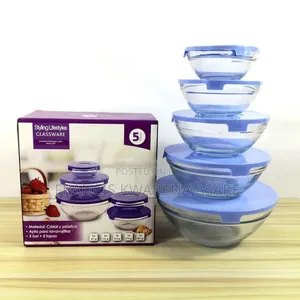 Glass Bowls 5pieces Set