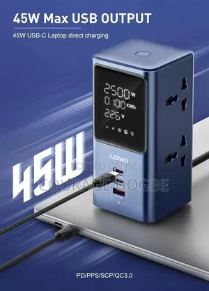 2500w Tower Extension Power Socket