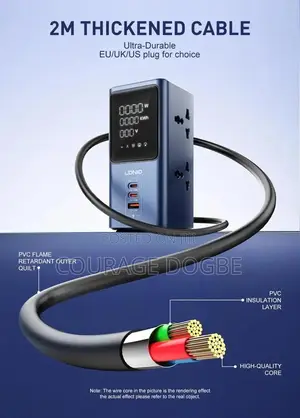 2500w Tower Extension Power Socket
