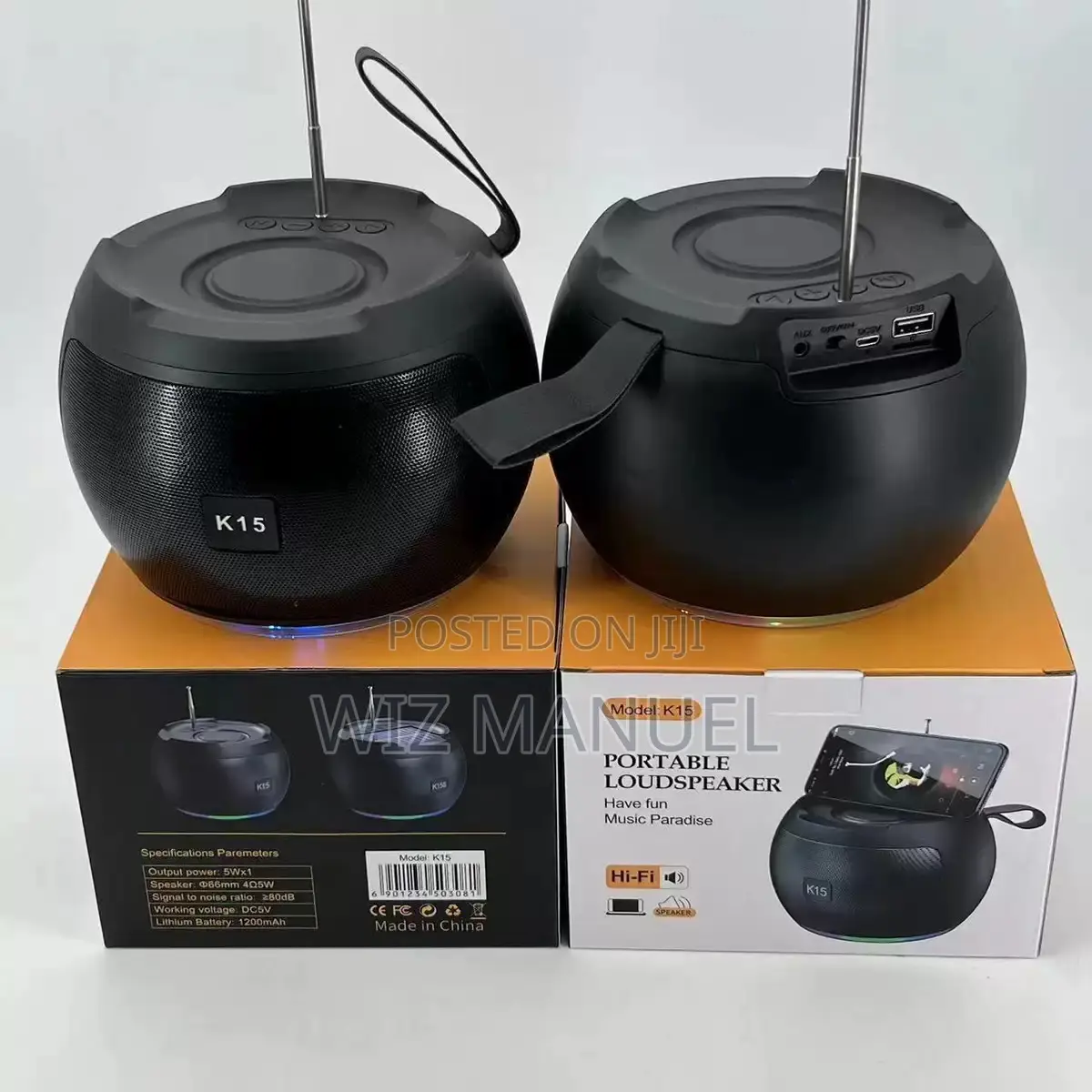 K15s and Bt Speaker