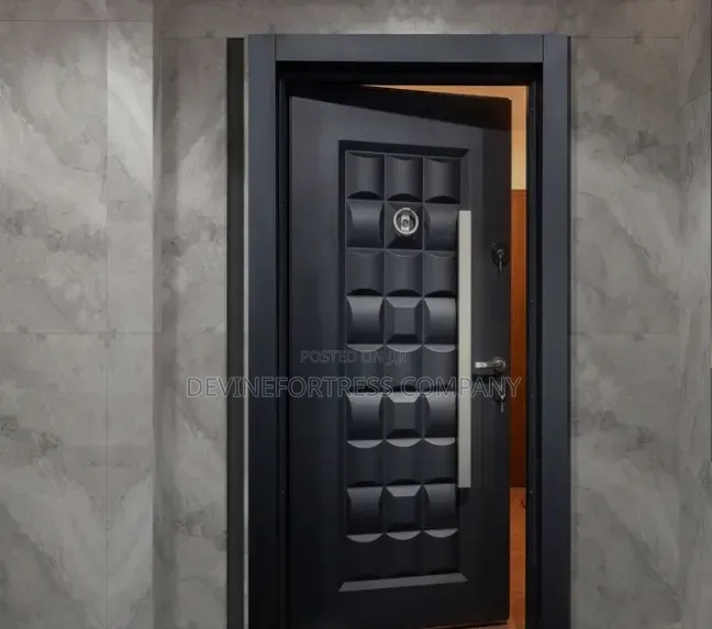 Quality Black Full Metal Single Turkish Door Available in All Sizes