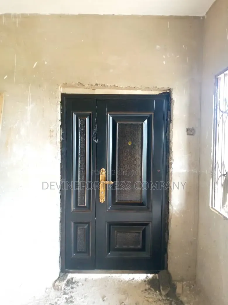 Quality Black and Gold Color  Anti Rust Security Doors 11⁄2