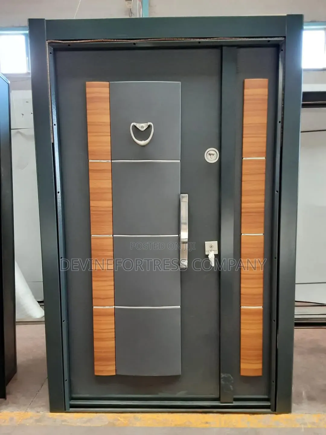 Quality Gray and Wooden Color Heavy Turkish Door Available in Sizes