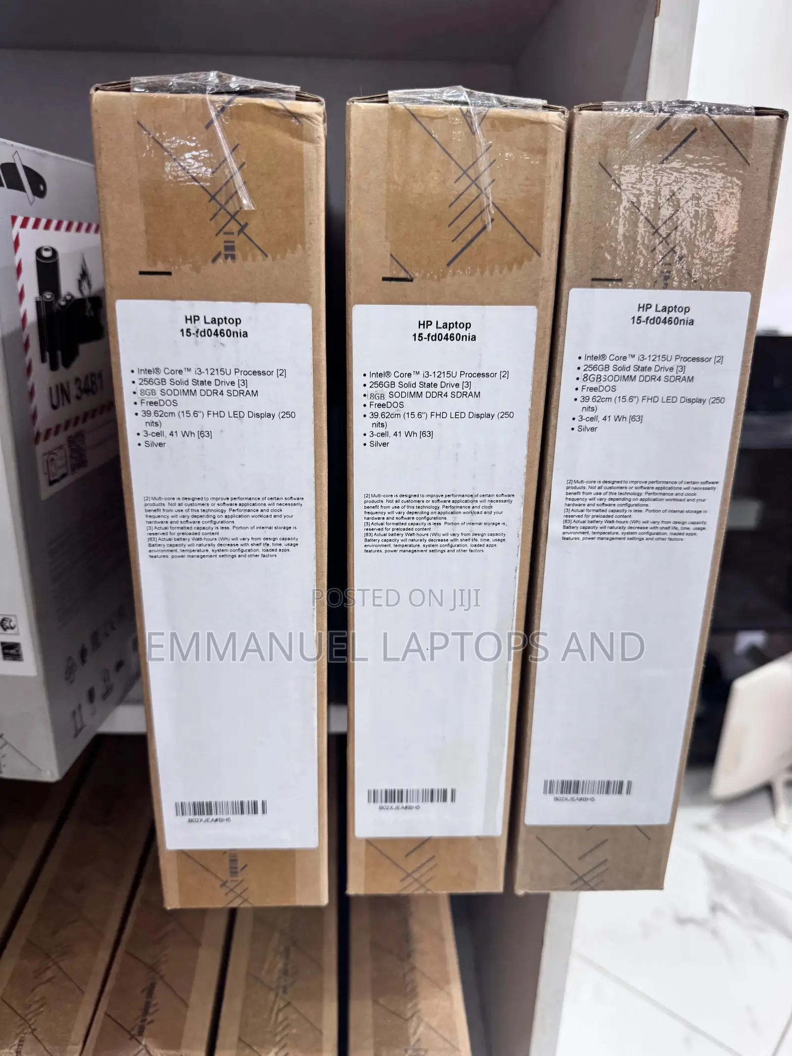 New Laptop HP 15 8GB Intel Core i3 SSD 256GB