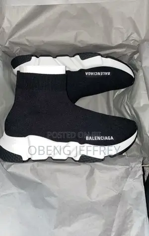 Original Balenciaga 2.0 Socks Sneaker in Black/White