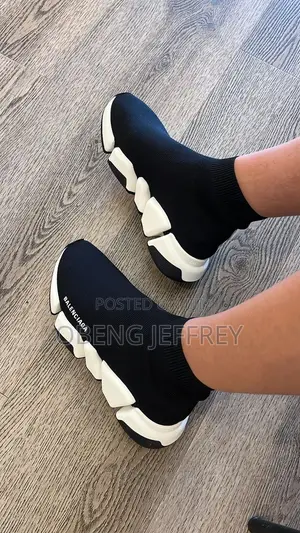 Original Balenciaga 2.0 Socks Sneaker in Black/White