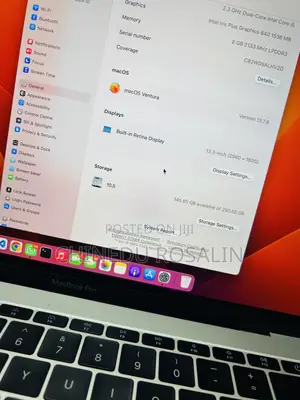 Laptop Apple MacBook Pro 2017 8GB Intel Core i5 SSD 256GB