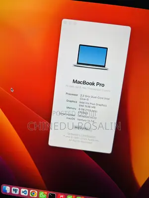 Laptop Apple MacBook Pro 2017 8GB Intel Core i5 SSD 256GB