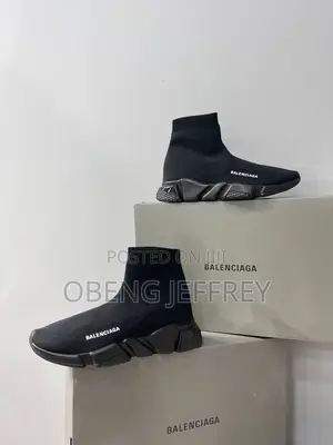 Original Balenciaga 2.0 Socks All Black