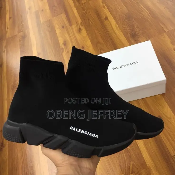 Original Balenciaga 2.0 Socks All Black