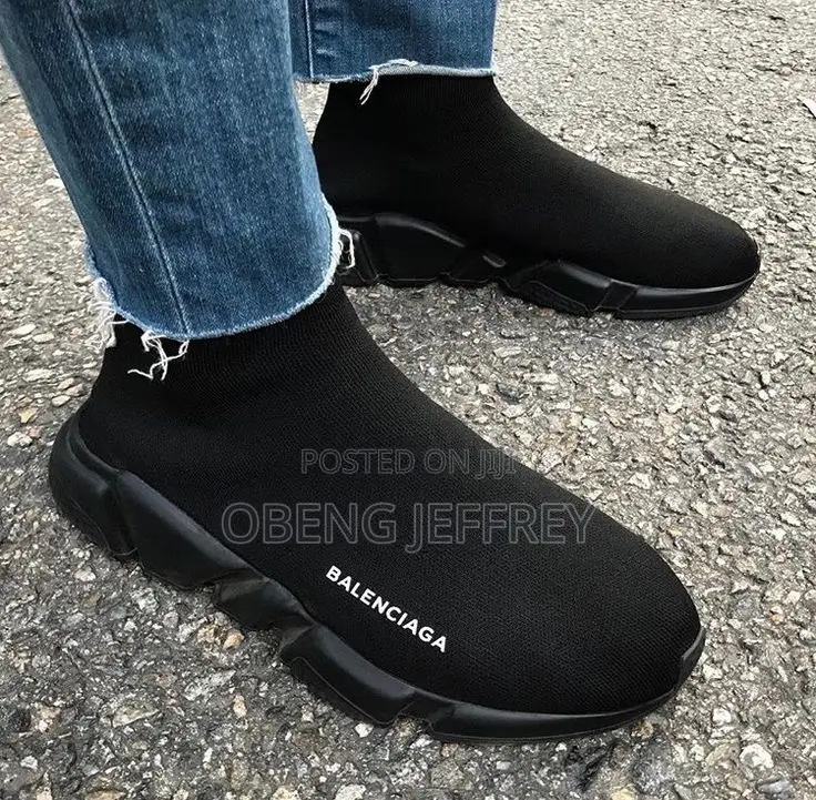 Original Balenciaga 2.0 Socks All Black