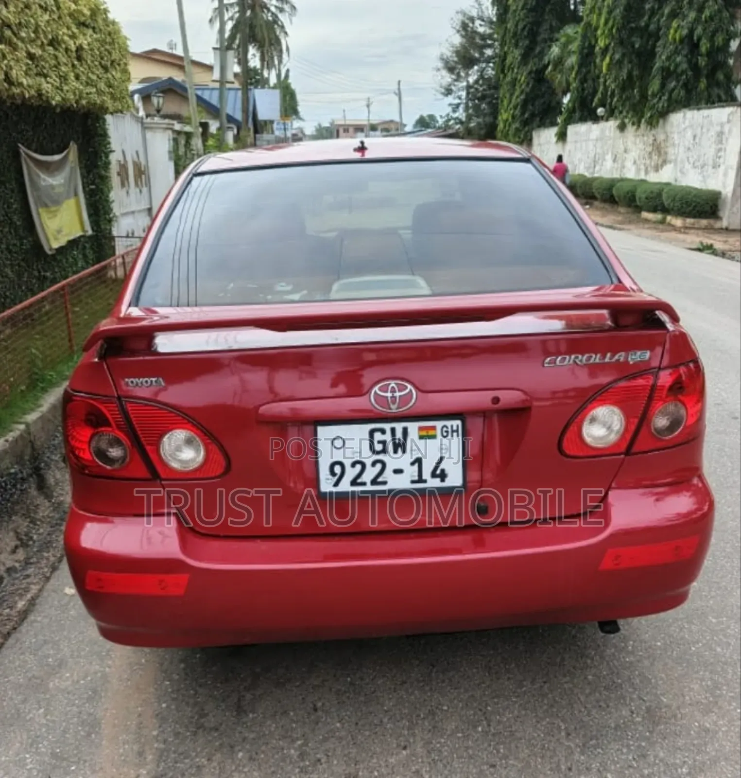 Toyota Corolla LE 2007 Red