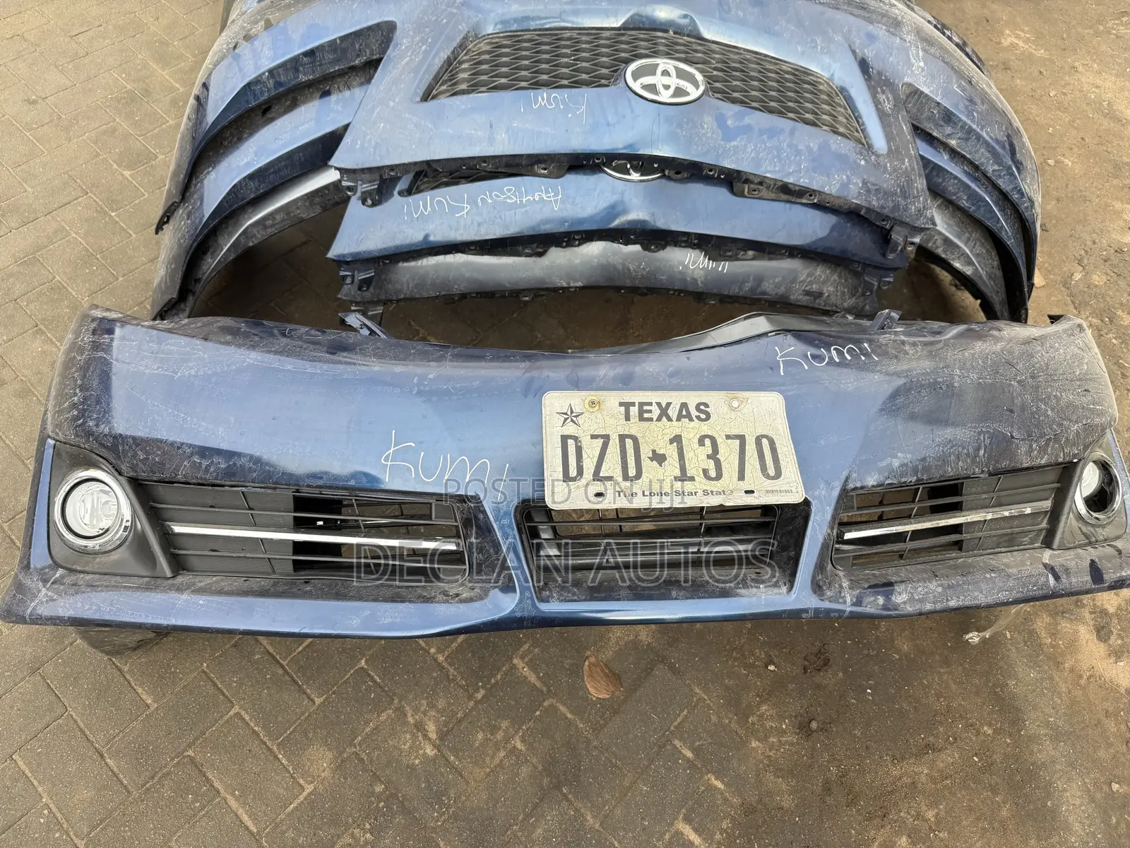 Camry Spider 2012,2013,2014 Complete Bumper