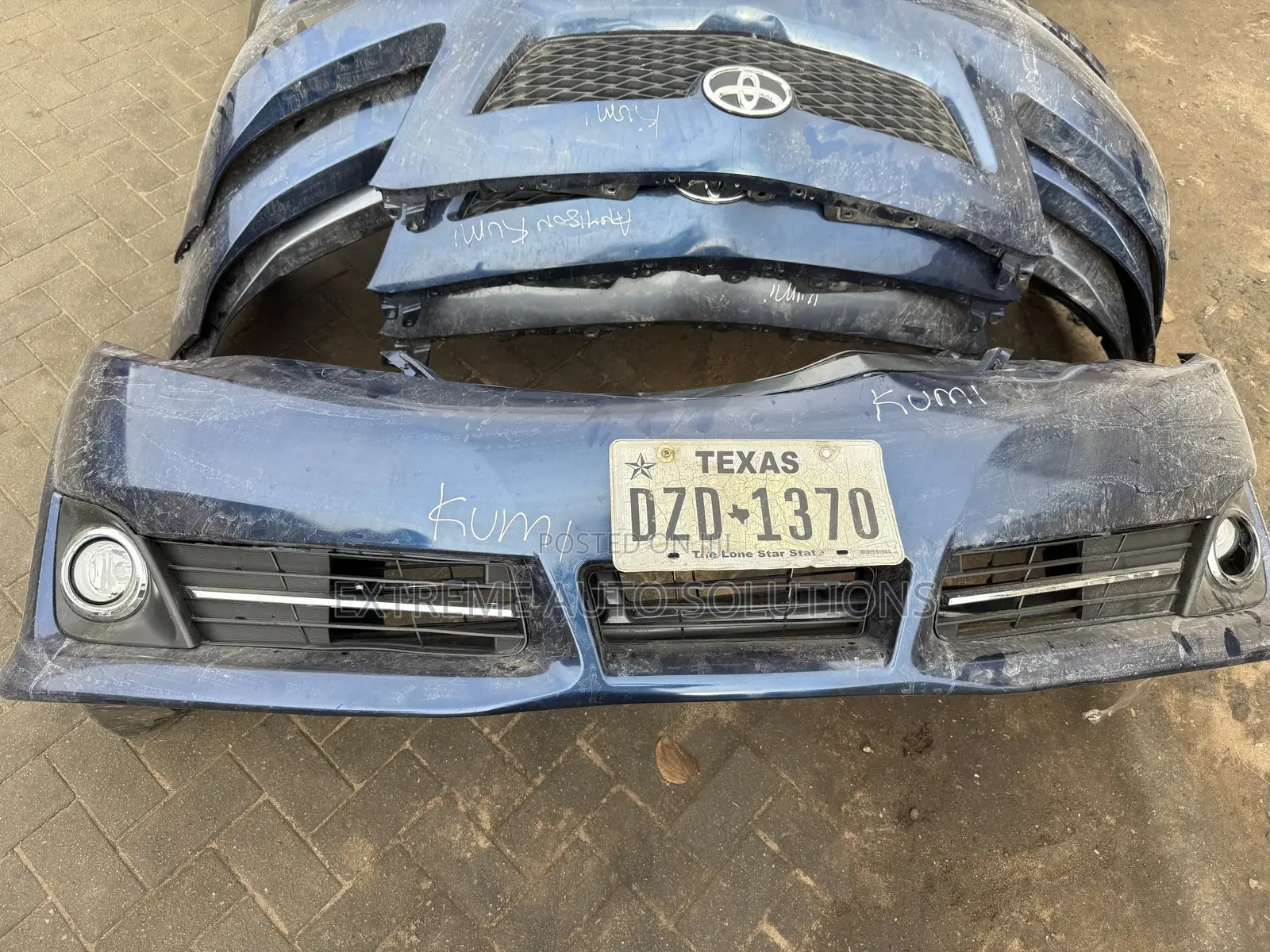 Camry Spider 2012,2013,2014 Complete Bumper