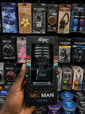 Airpro Mic Man Air Freshener – Velvet Mask