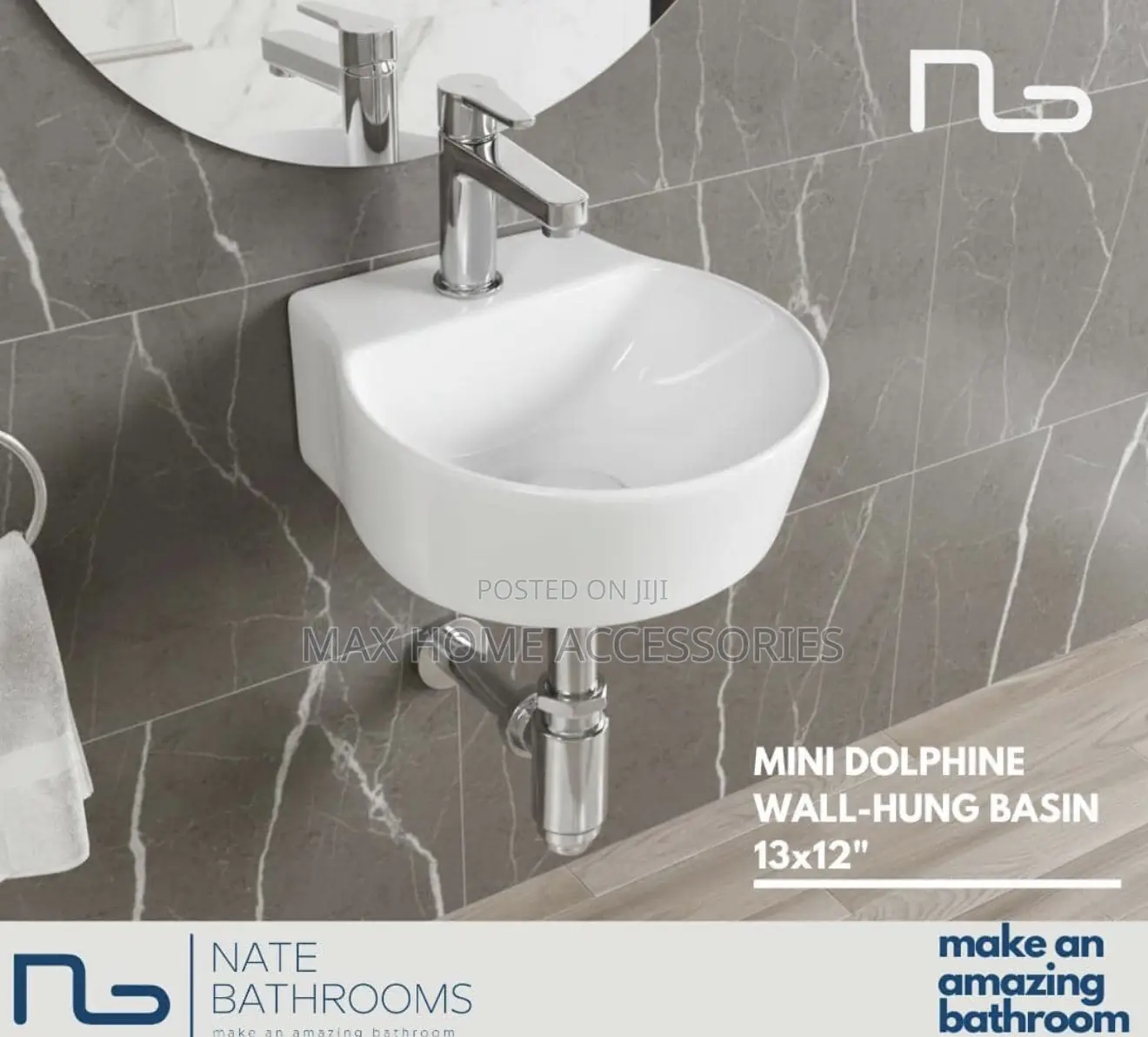 Rectangular Wall Hang Basin