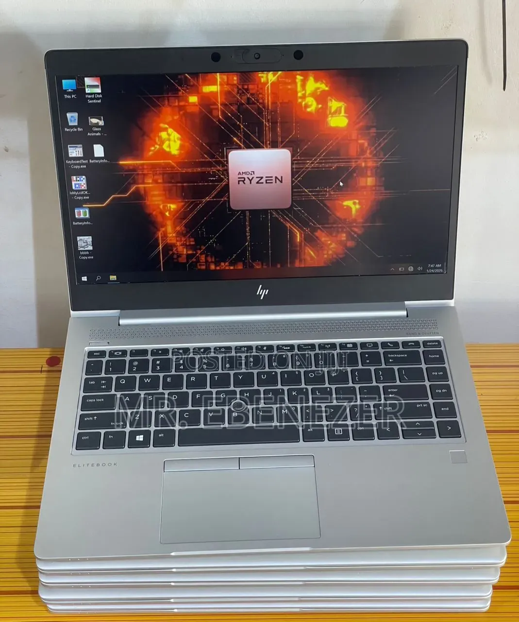 New Laptop HP EliteBook 745 G6 8GB AMD Ryzen 5 SSD 256GB