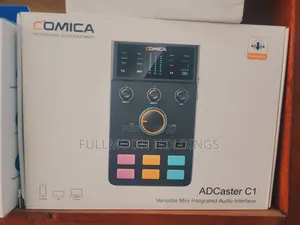 Comica Adcaster C1 Live Sound Card for Phones and Laptop, Pc Interface