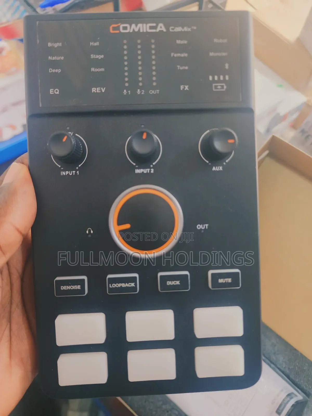 Comica Adcaster C1 Live Sound Card for Phones and Laptop, Pc Interface