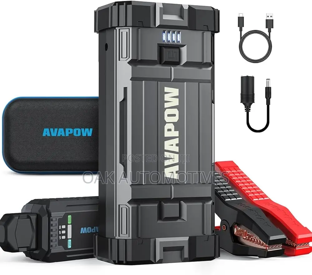 Avapow Car Jump Starter, 4000a Peak Battery