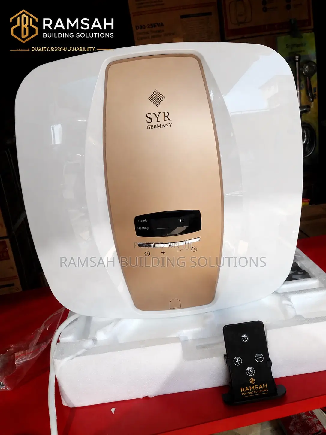 Syr Germany Smart Remote Control Water Heater | Energy Saving