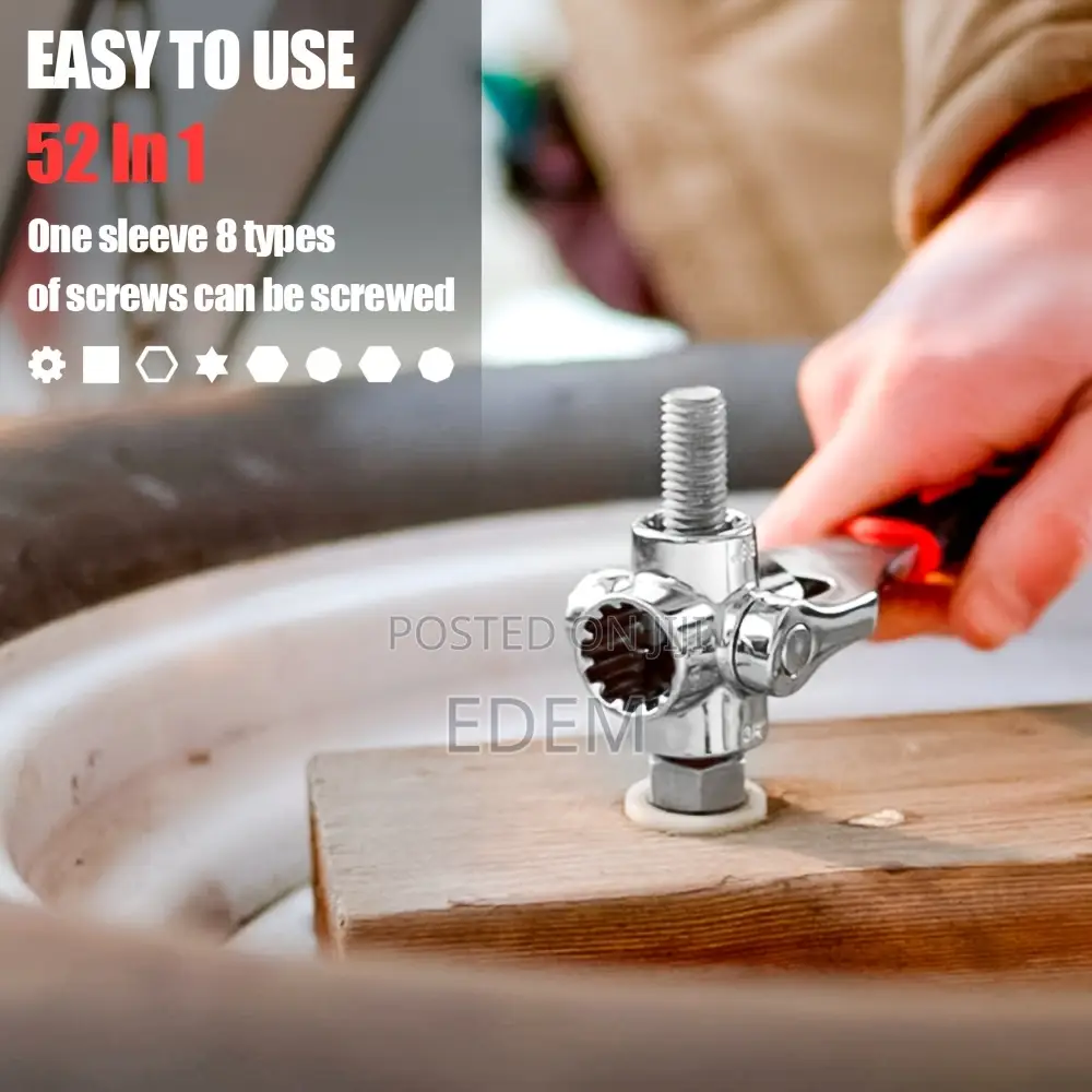 8 in 1 Universal Socket Wrench
