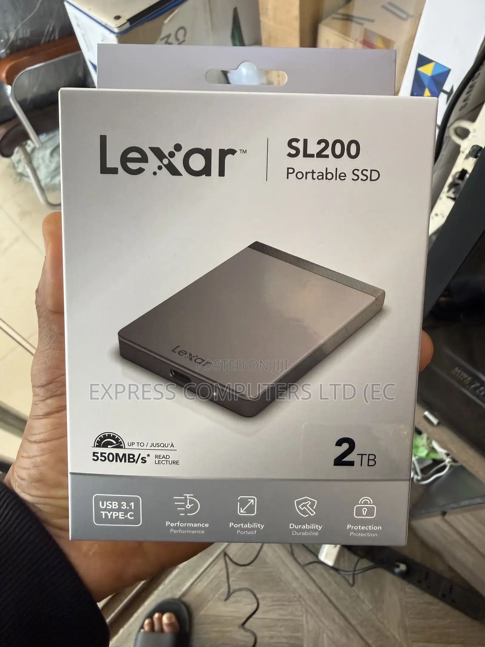 Lexar Original Portable External 2tb SSD Brand New Sealed From Uk