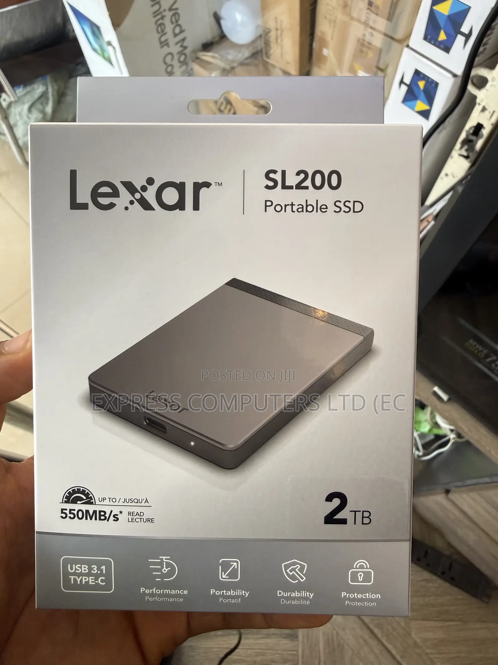 Lexar Original Portable External 2tb SSD Brand New Sealed From Uk