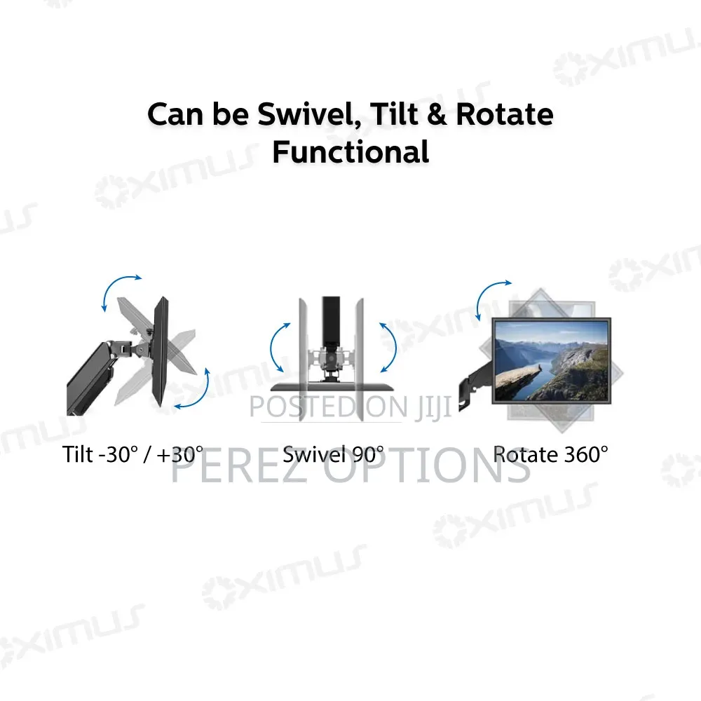Dual Monitor Desk Mount for 13-32 Inch Screens