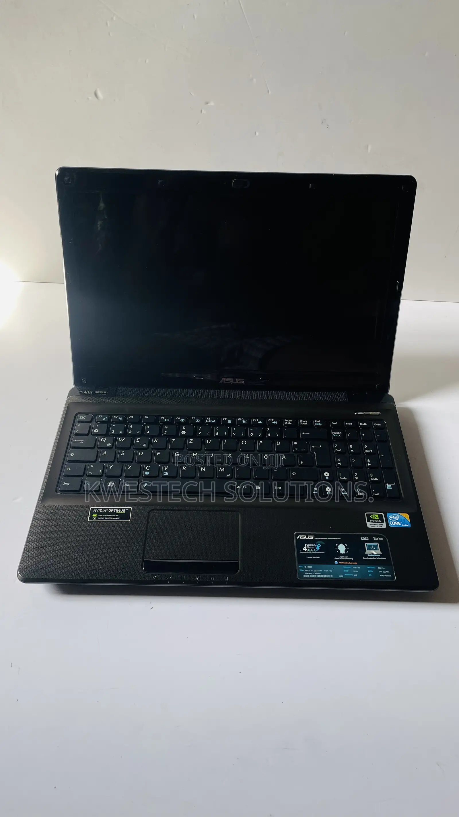 Laptop Asus K52JB 4GB Intel Core i3 HDD 160GB