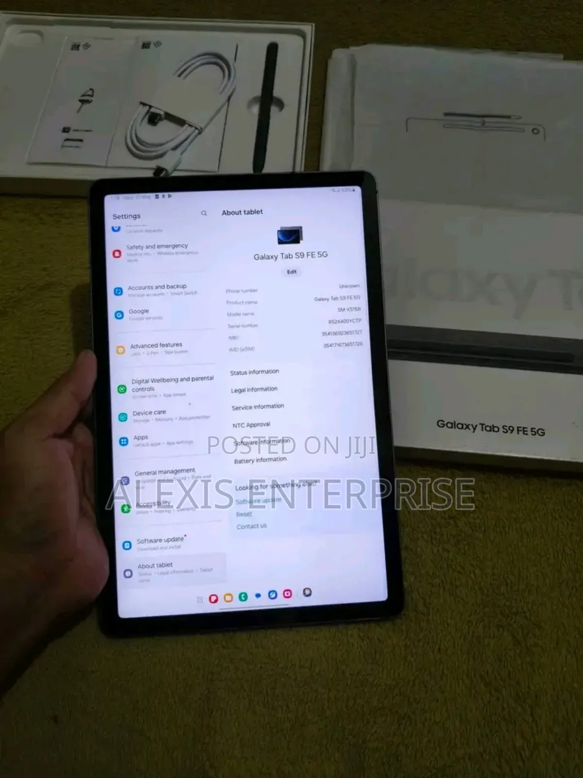 New Samsung Galaxy Tab S9 FE 256 GB Black