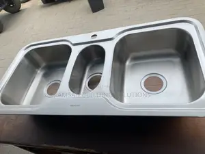 Luxury 3 Bowl Stainless Steel Kitchen Sink
