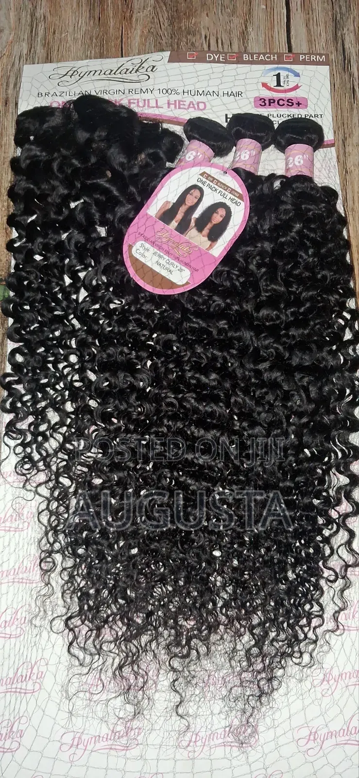 Hymalaika Brazilian Remy Jerry Curl 26inch
