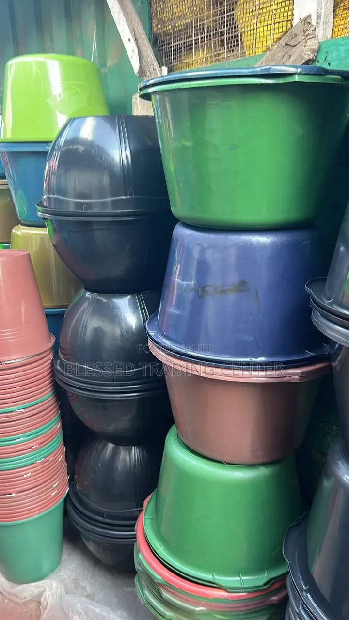 Washing Bowls and Buckets