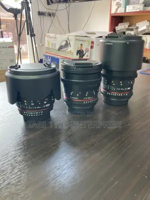 Blackmagic 6k Pro + 3 Rokinon Lenses And Camera Cage