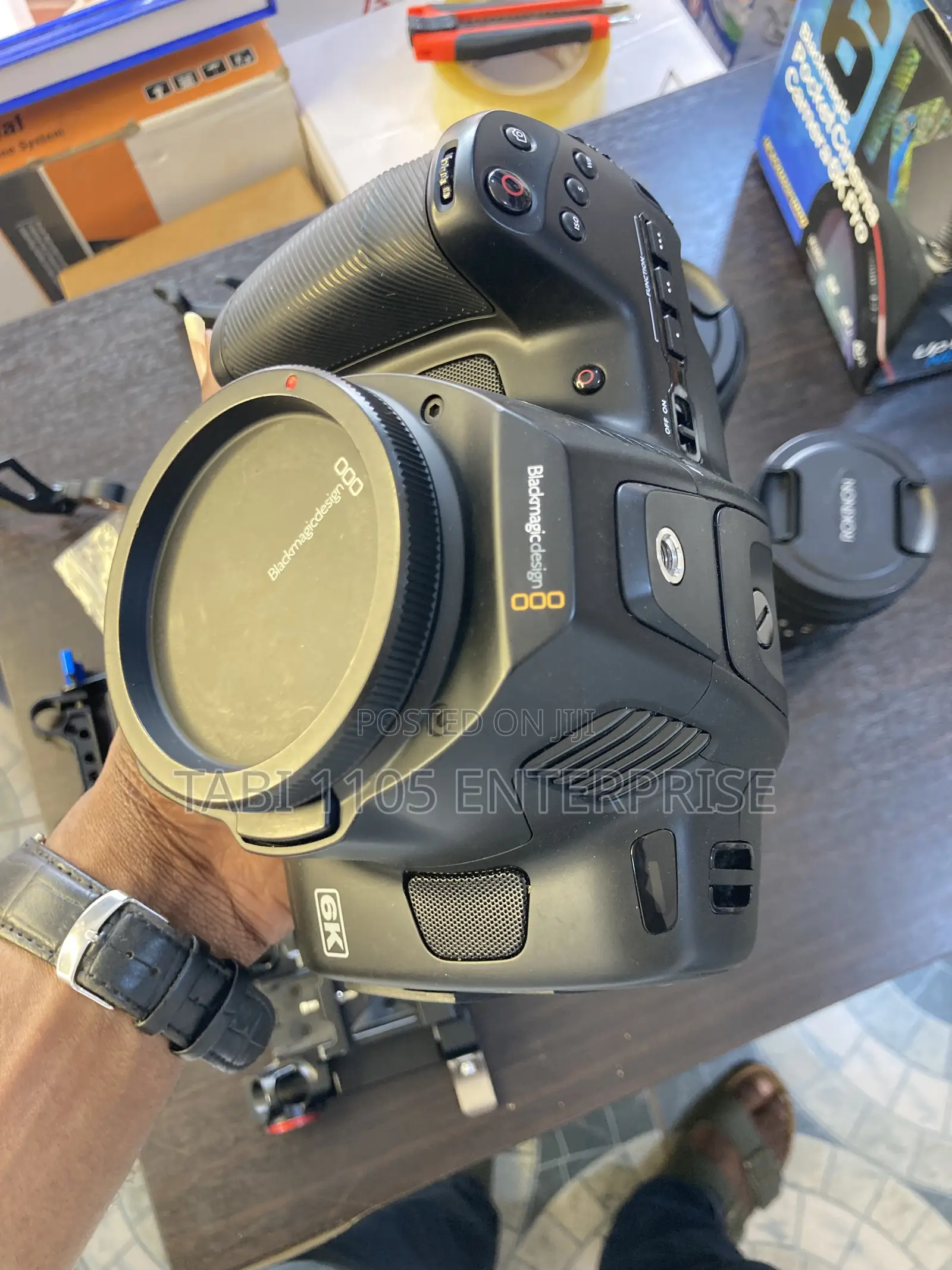 Blackmagic 6k Pro + 3 Rokinon Lenses And Camera Cage