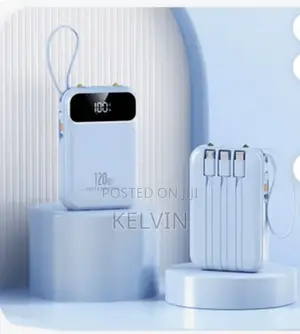120w Fast-Charging 20000mah Power Bank W/ Cable, 3c Certified