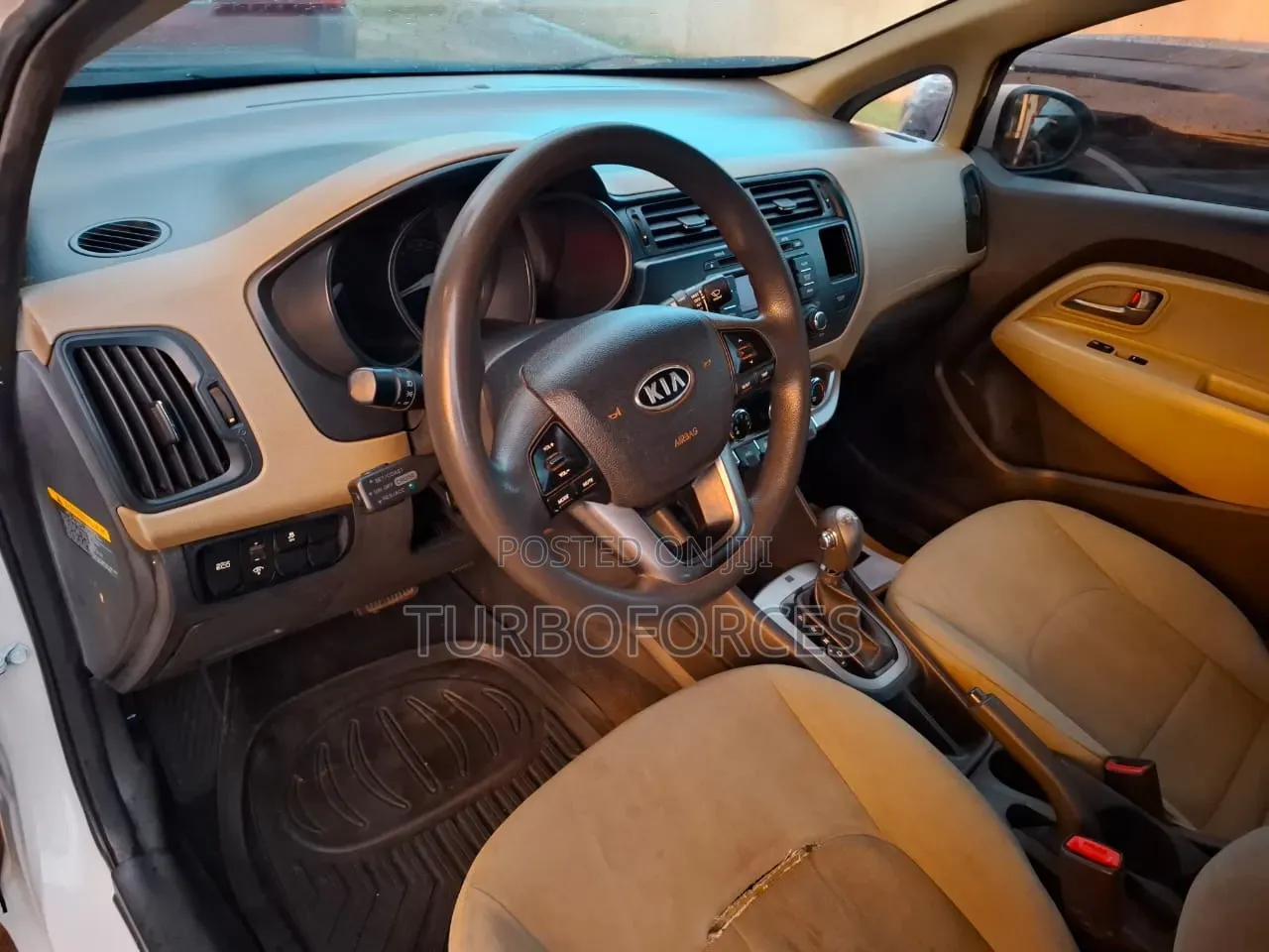 Kia Rio LX 4dr Sedan (1.6L 4cyl 6A) 2012 White