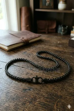Men Black Franco Chain