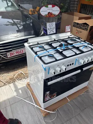 Mediatech 60x90 Freestanding Cooker in White