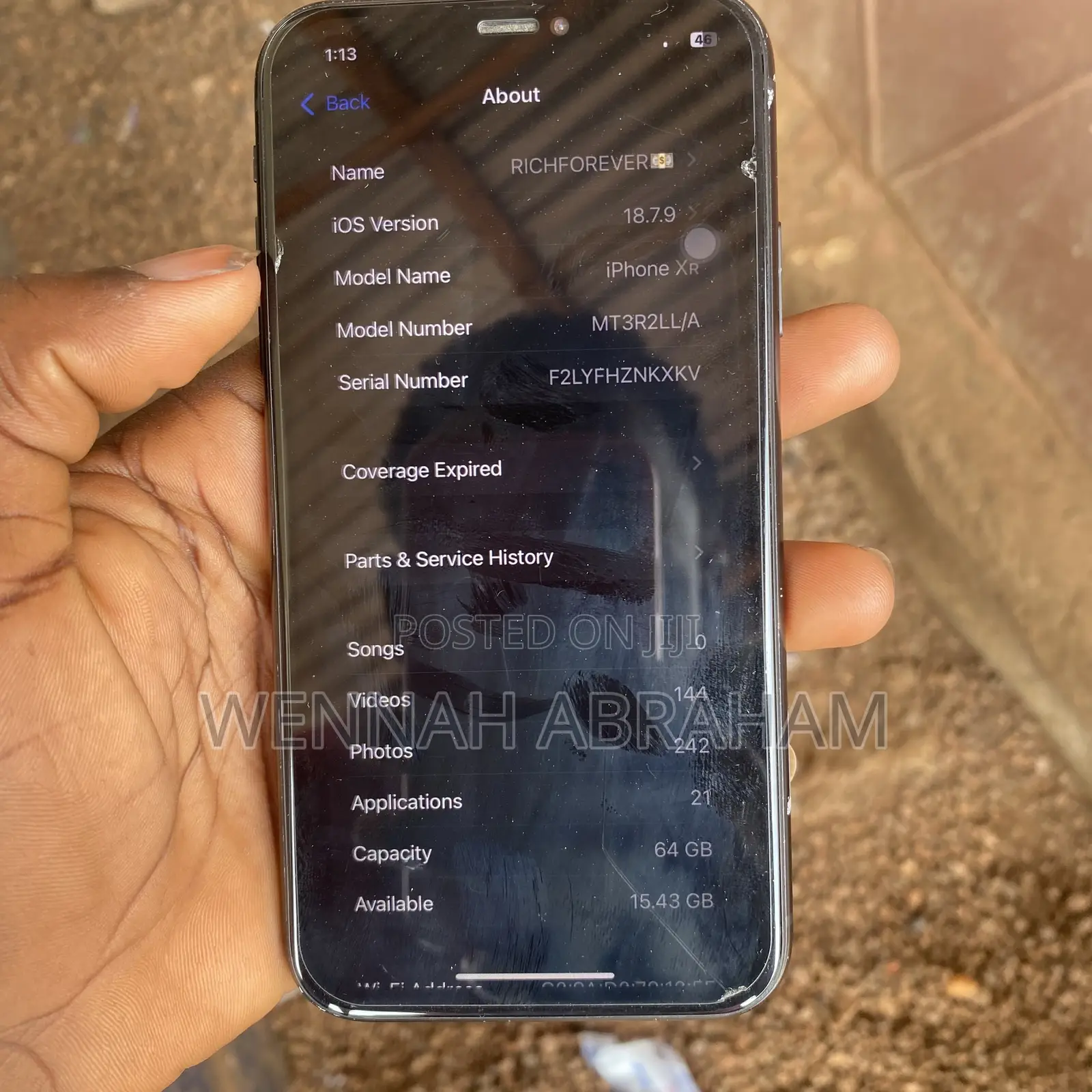 Apple iPhone XR 64 GB Black