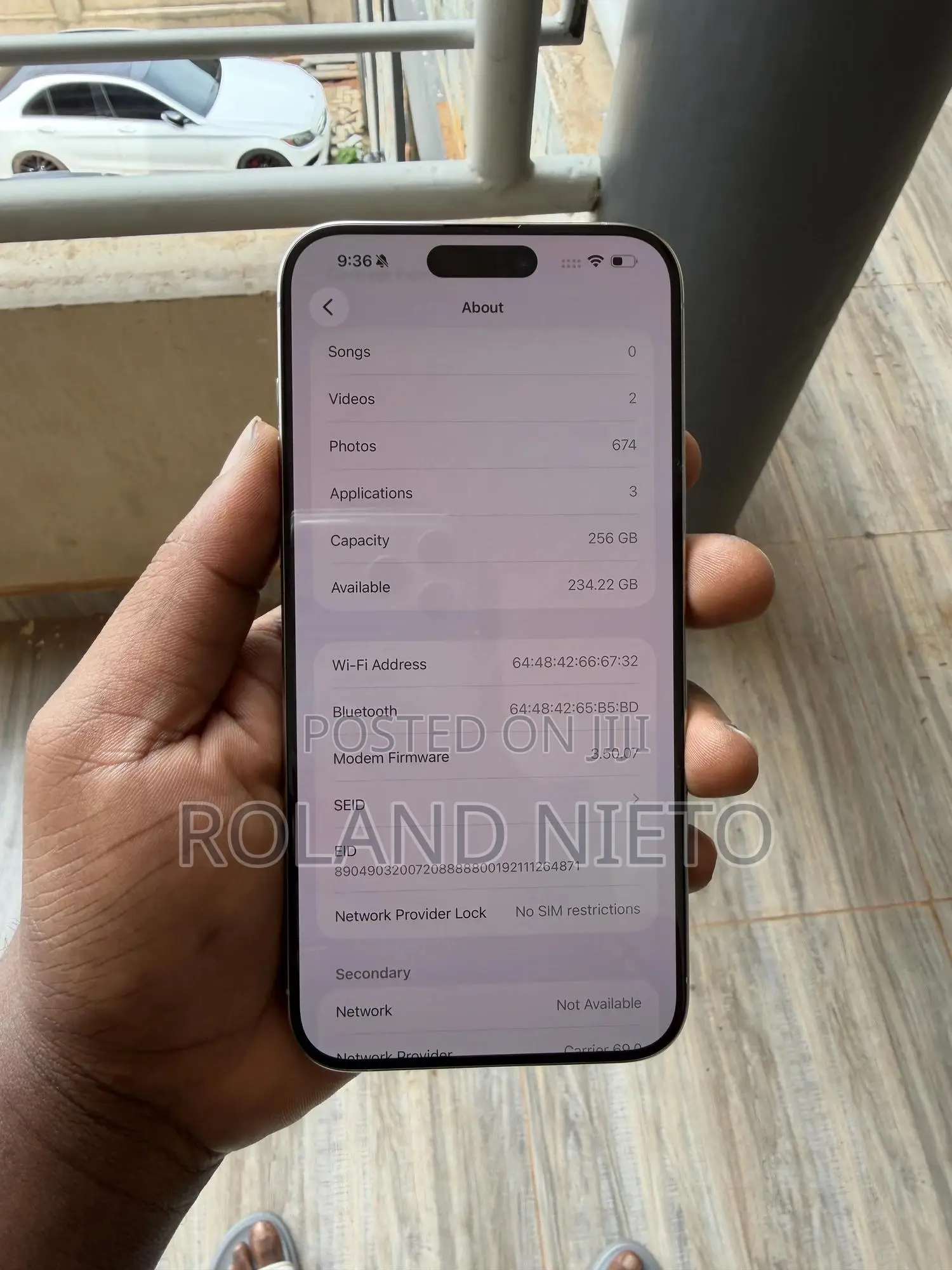 Apple iPhone 15 Pro Max 256 GB Silver