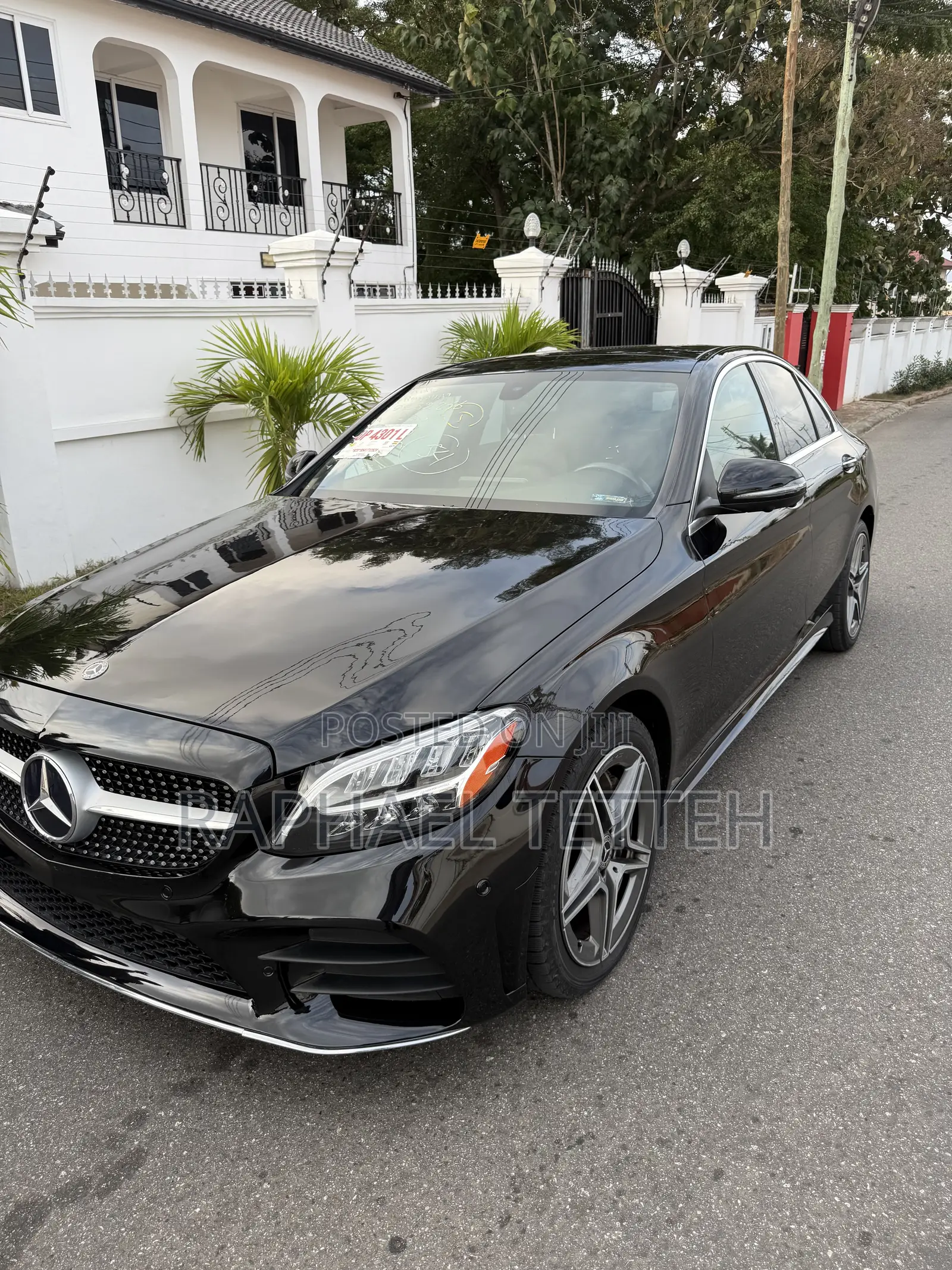Mercedes-Benz C300 Base C300 AWD 4MATIC Sedan 2019 Black
