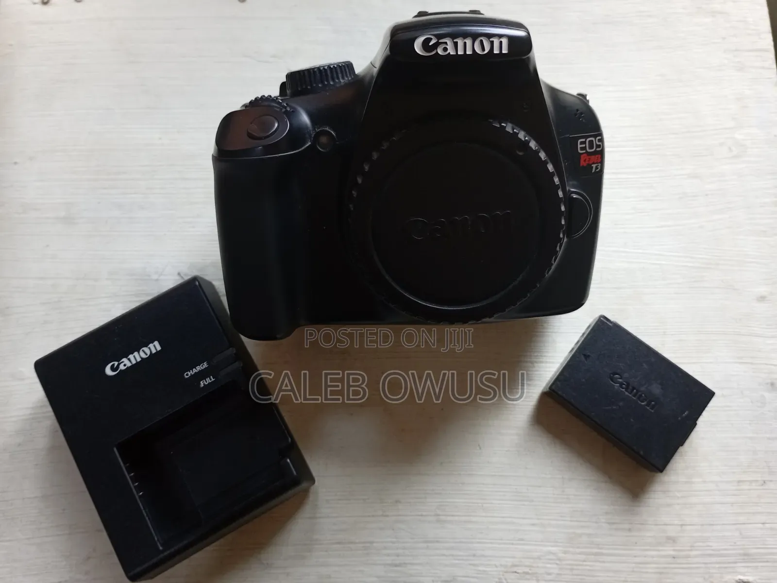 Canon Eos T3, Charger and It's Battery
