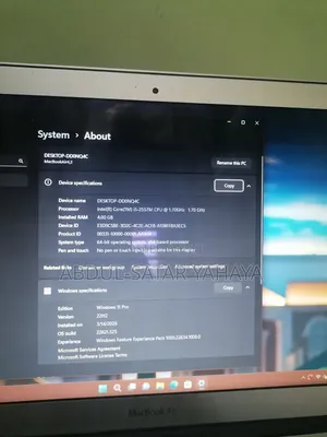 Laptop Apple MacBook 2011 4GB Intel Core i5 SSD 128GB