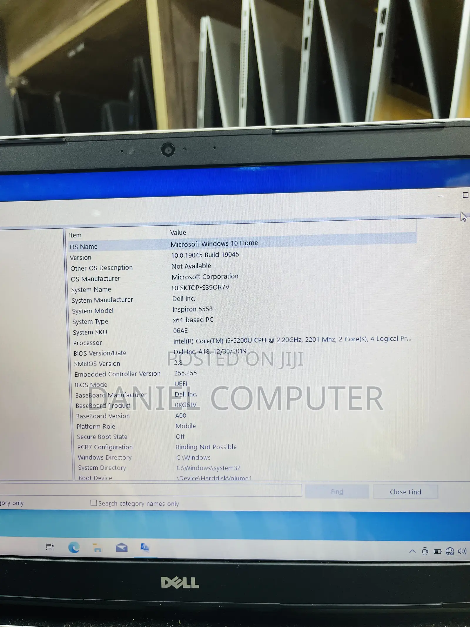 Laptop Dell Inspiron 5558 8GB Intel Core i5 HDD 500GB