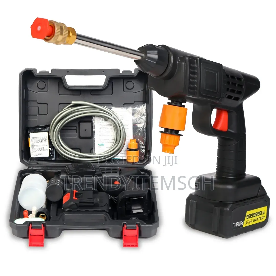 Cordless Portable High-Pressure Car Wash Kit