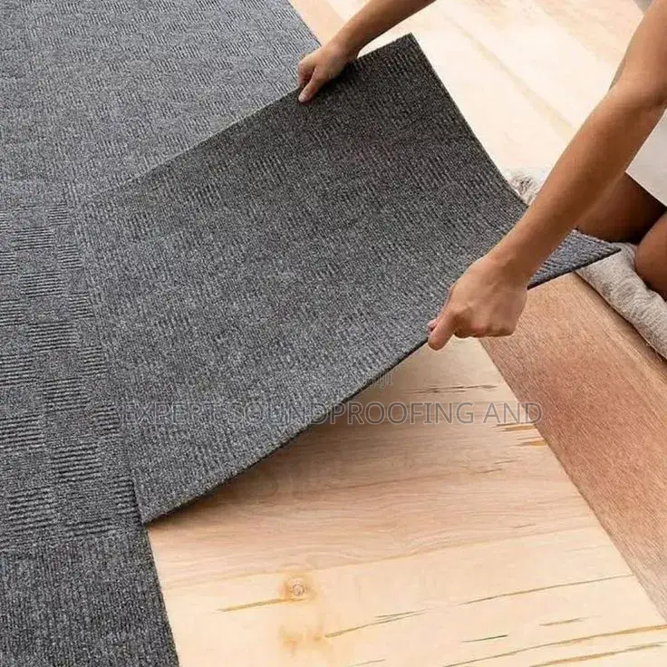 Acoustic Treatments Carpet Tiles.