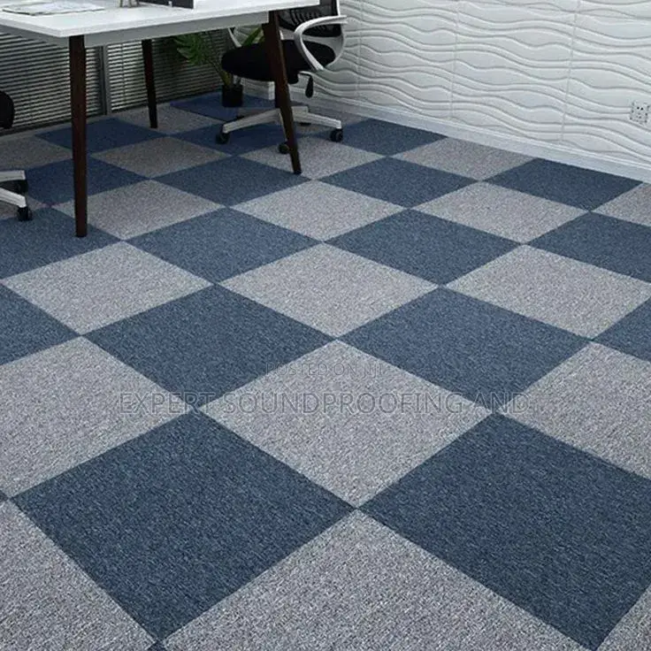 Acoustic Treatments Carpet Tiles.