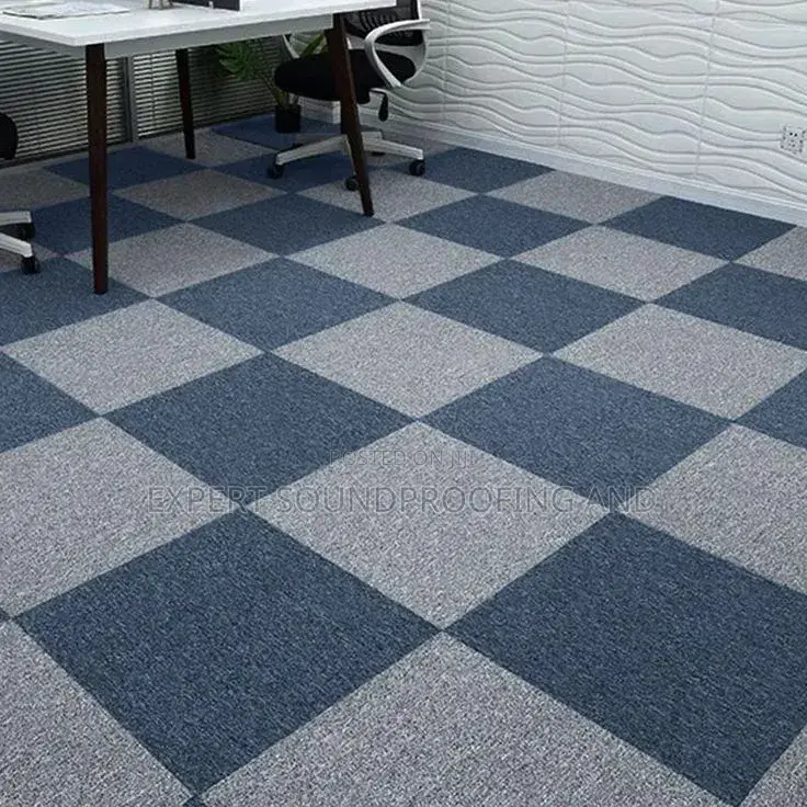 Acoustic Treatments Carpet Tiles.